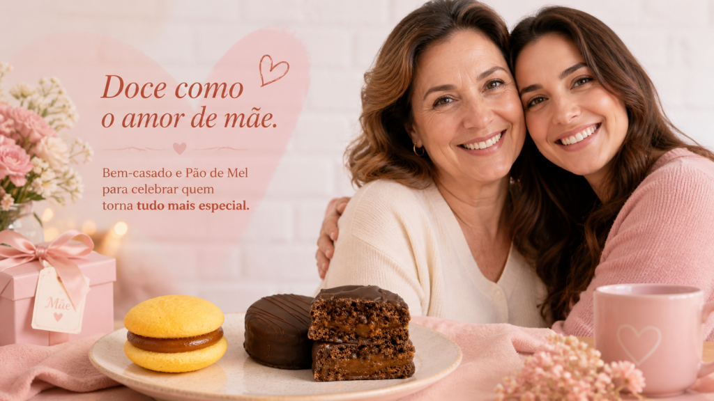 Bem-casados e pão de mel: uma forma afetiva de celebrar o Dia das Mães